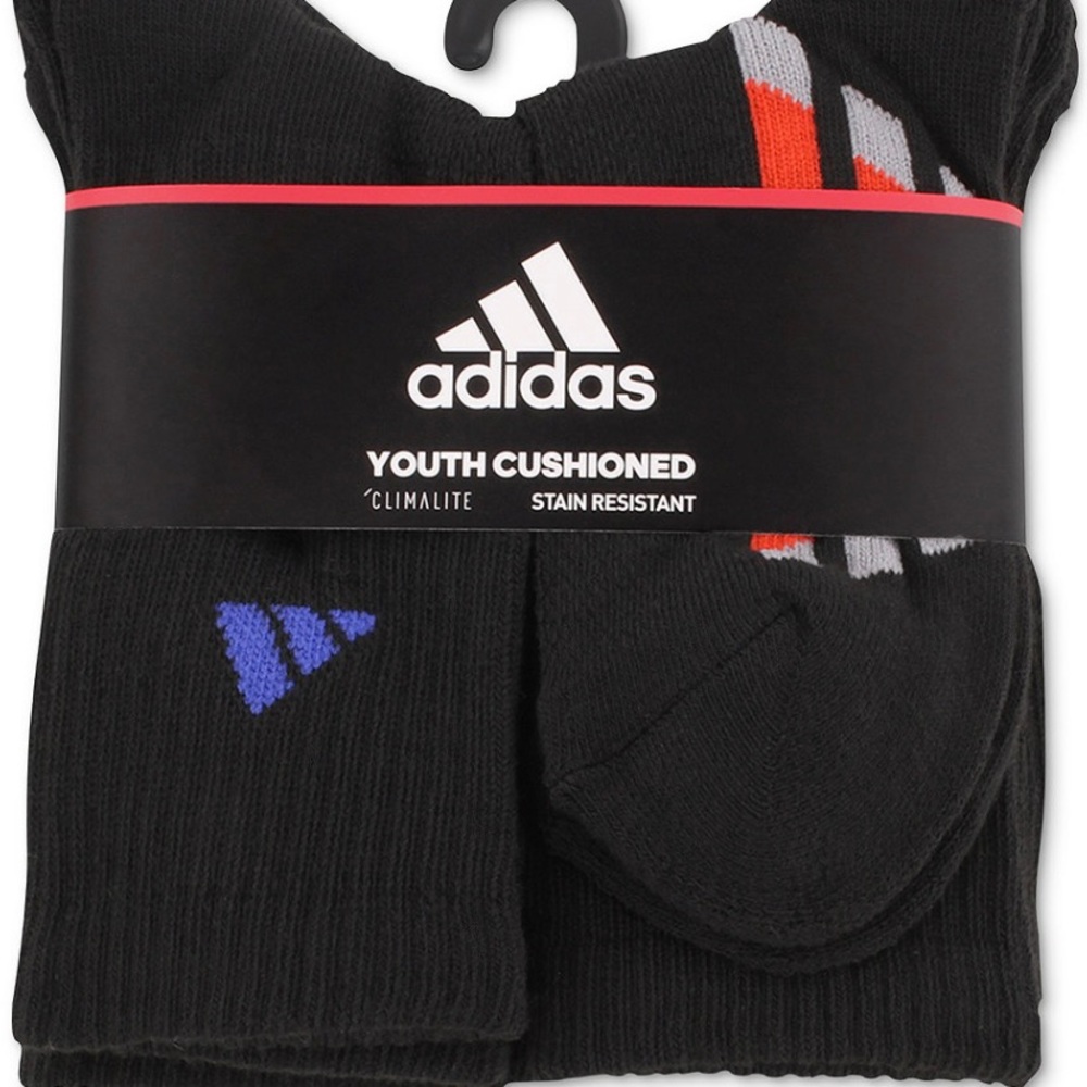 Adidas 6 pair Crew Socks